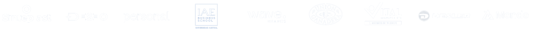 Sponsors: Sinteplast, Deseo, Personal, IAE Business School, Wave Brands, Unión Ganadera, Vital Supermayorista, Desler y Mendel
